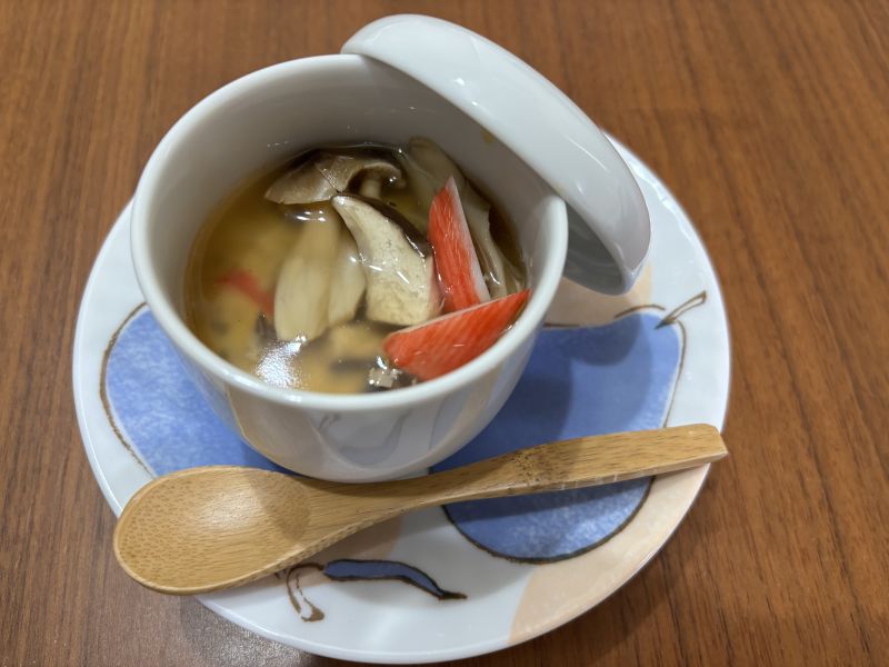 きのこあんかけ茶碗蒸し