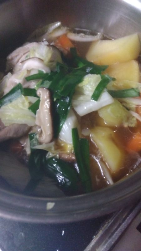 きのこ鶏じゃが