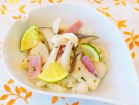 きのことすだちのさっぱりマリネ★