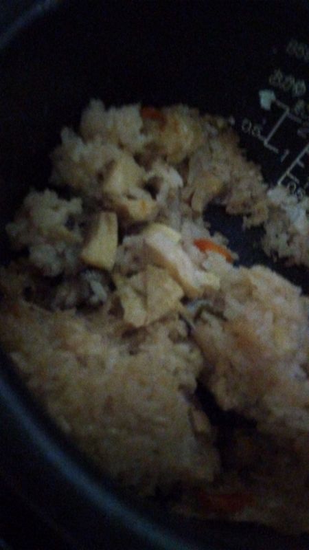 初筍きのこ炊き込みご飯