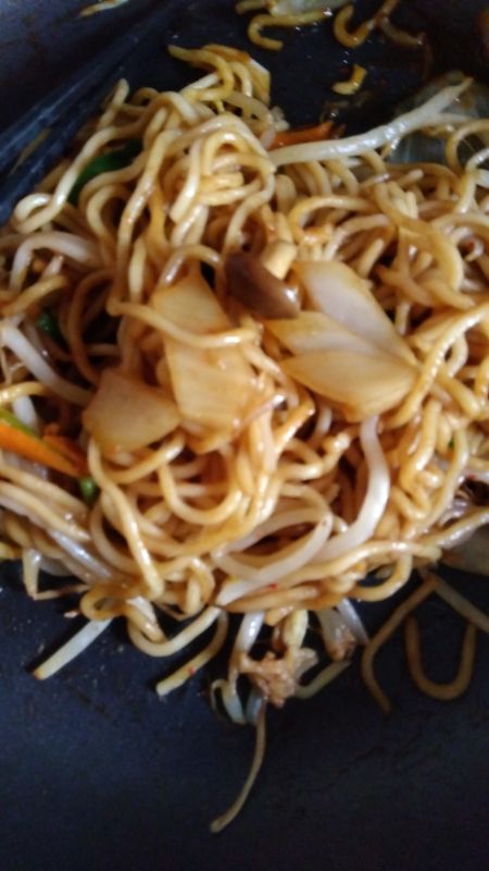 きのこ焼きそば