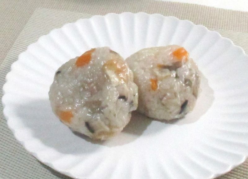 生春巻きの皮deきのこのちまき風