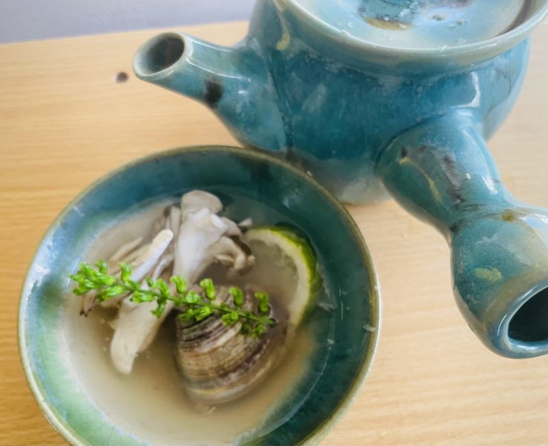 舞茸と蛤の土瓶蒸しもどき