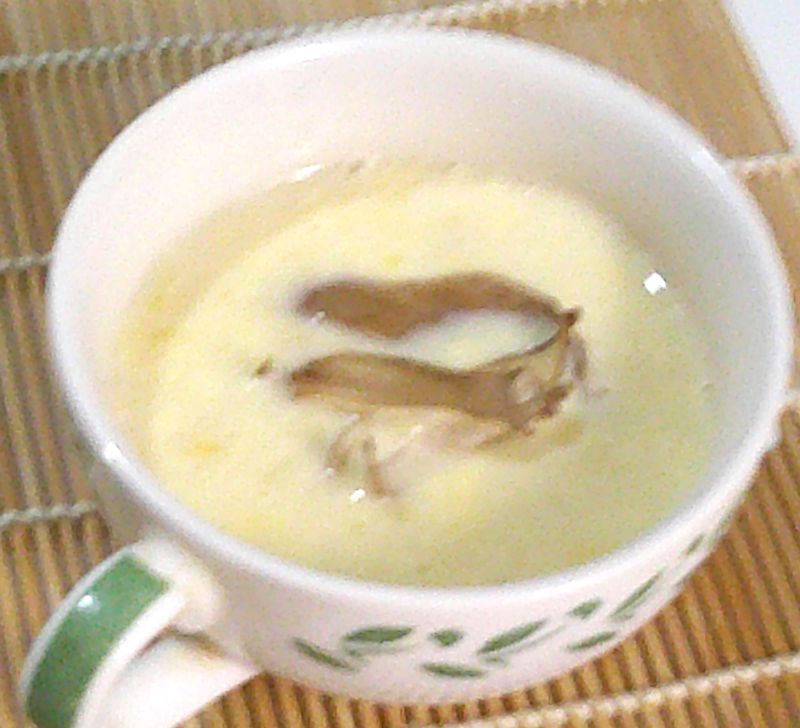 香ばしい焼きマイタケポタージュ