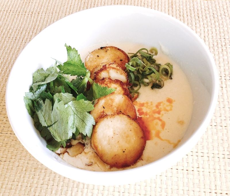 きのこ入りシェントウジャン（鹹豆漿）