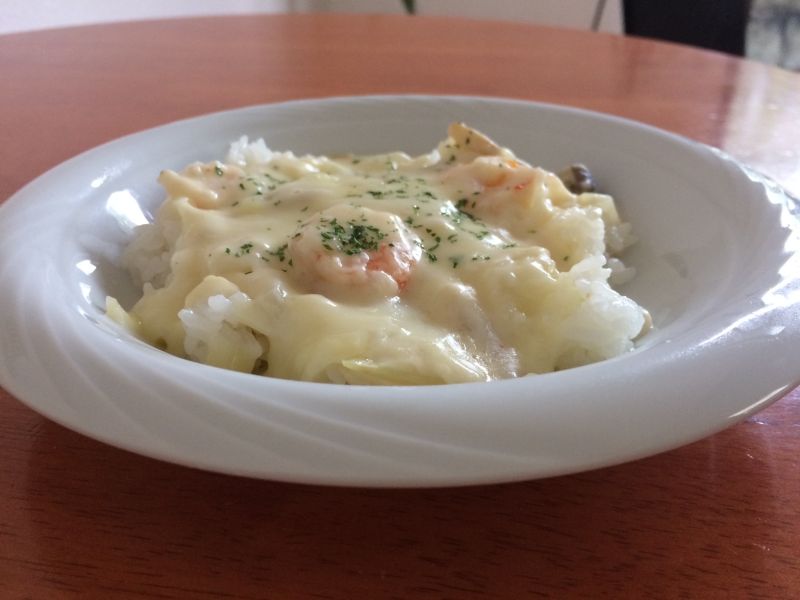 海鮮きのこドリア