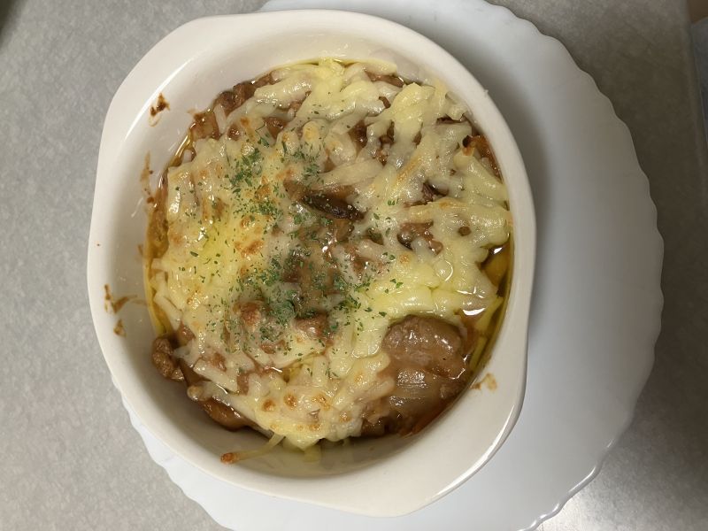 キノコ入りミートドリア