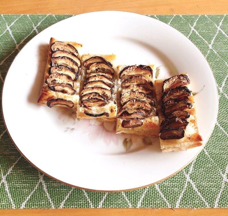 オープン椎茸パイ