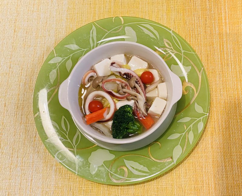 ブナシメジと相性抜群の食材でアヒージョ