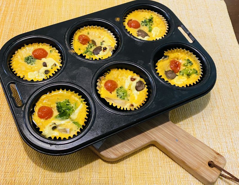 フワフワ！きのこと豆腐のキッシュ