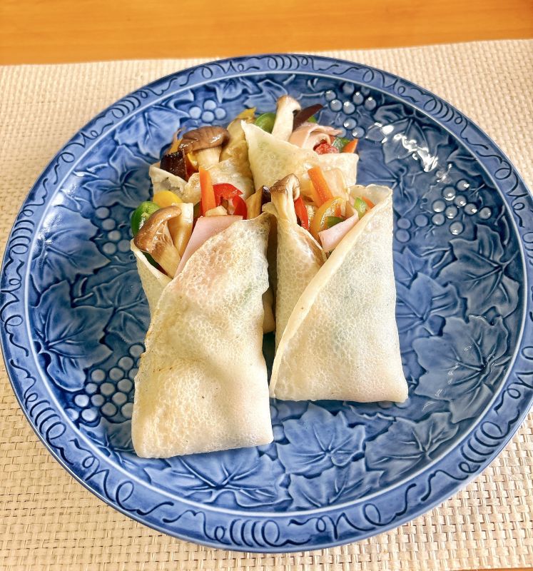 エリンギ春餅(チュンピン)