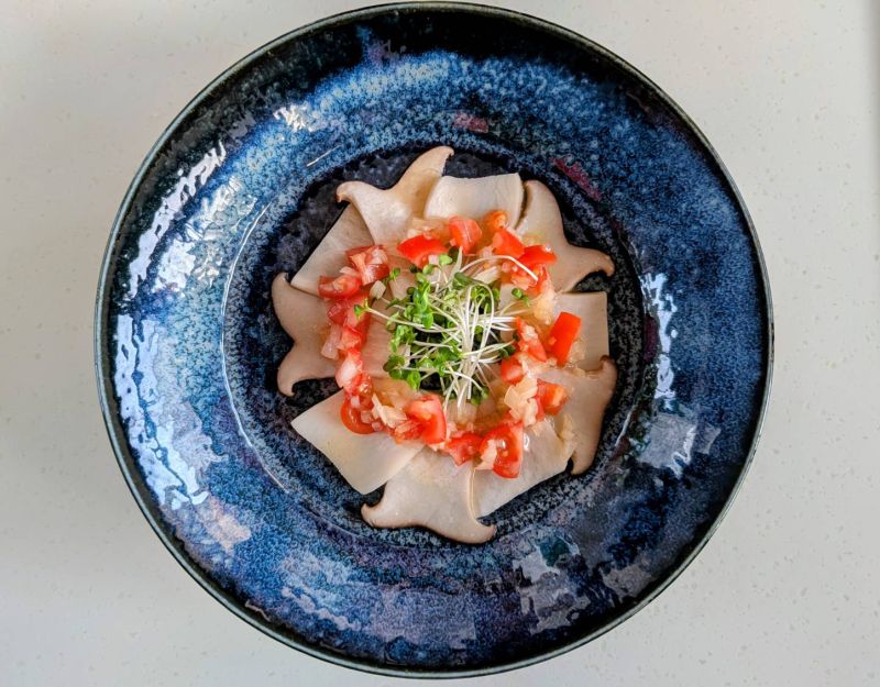 エリンギのカルパッチョ