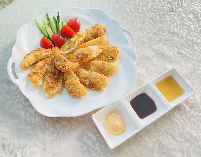 お弁当にもお花見にも！にんにくなしだから安心！カリッと揚げ餃子