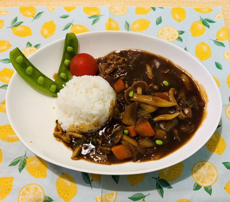 ブナシメジのハッシュドビーフ