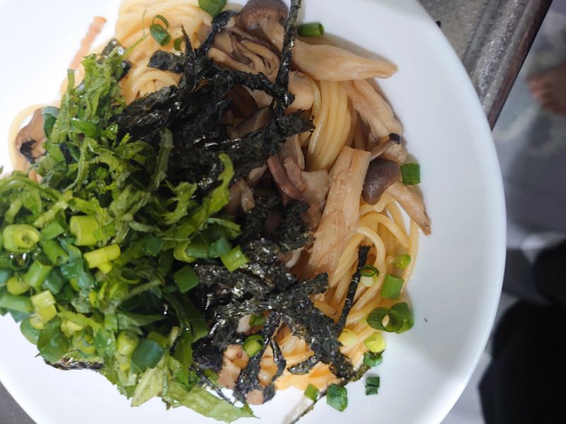 きのこのさわやかパスタ