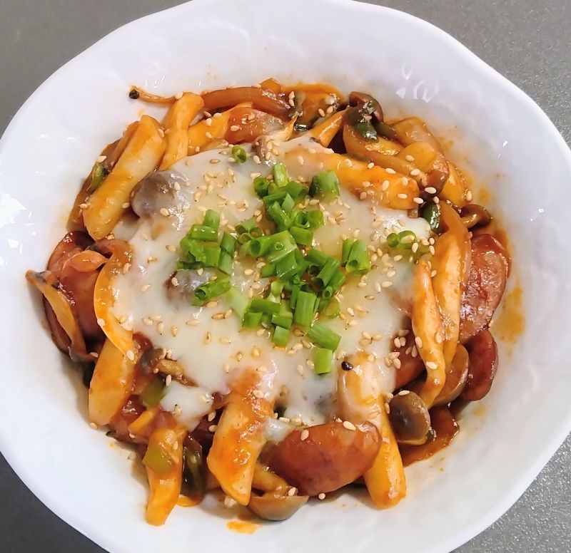 プリもち きのこのホットトッポギ