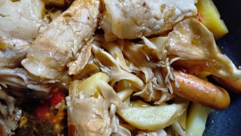 マイタケ肉巻き
