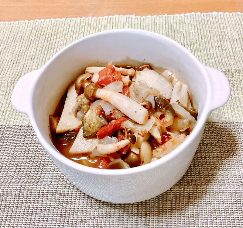 炊飯器で簡単きのこラタテュイユ