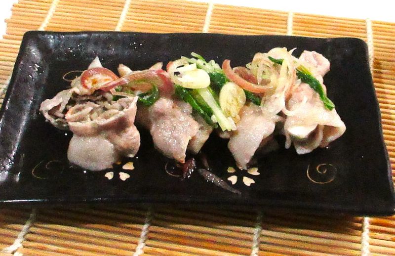 楽チン・肉巻きマイタケの南蛮漬け風