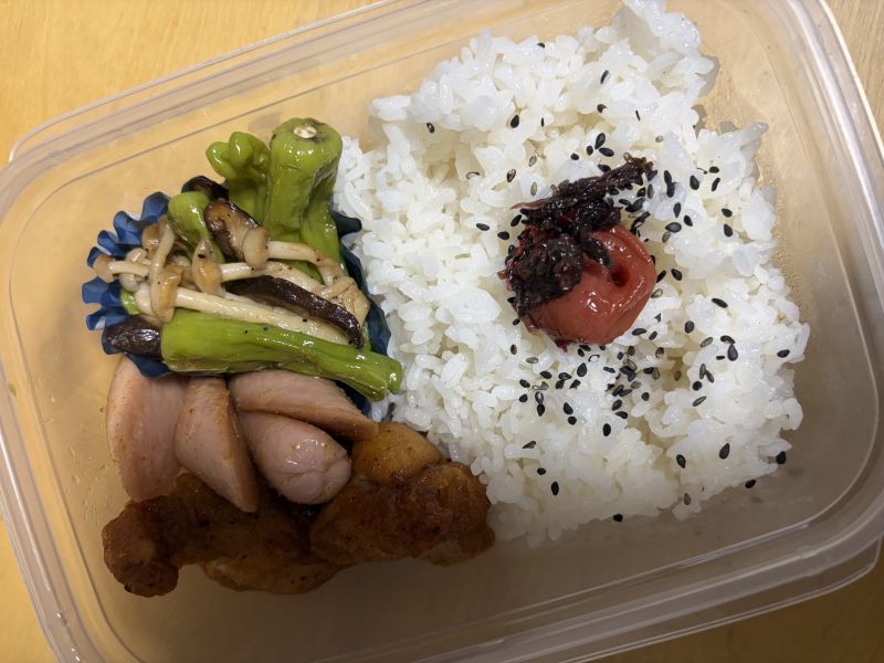 ブナピー椎茸のししとう夏炒め