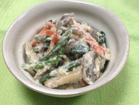 きのこの白和え