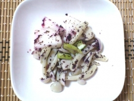 きのことかぶのゆかり和え