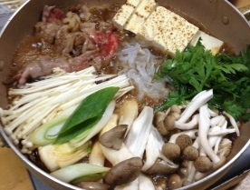 きのこたっぷりすき焼き