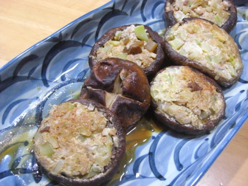 しいたけの肉詰