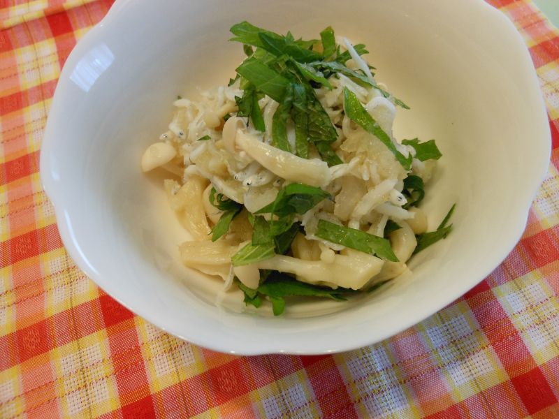 ブナピーのおろし和え