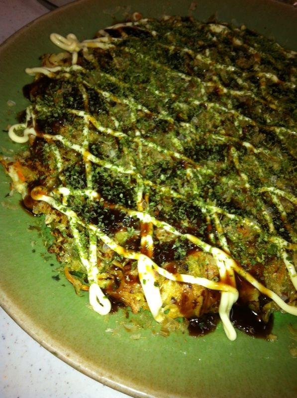 きのこたっぷりお好み焼き