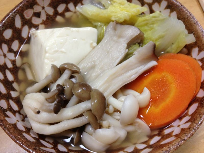 きのこと白菜たっぷり鍋