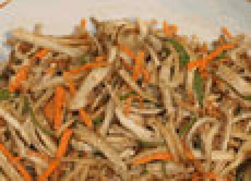 きのこの軸のきんぴら