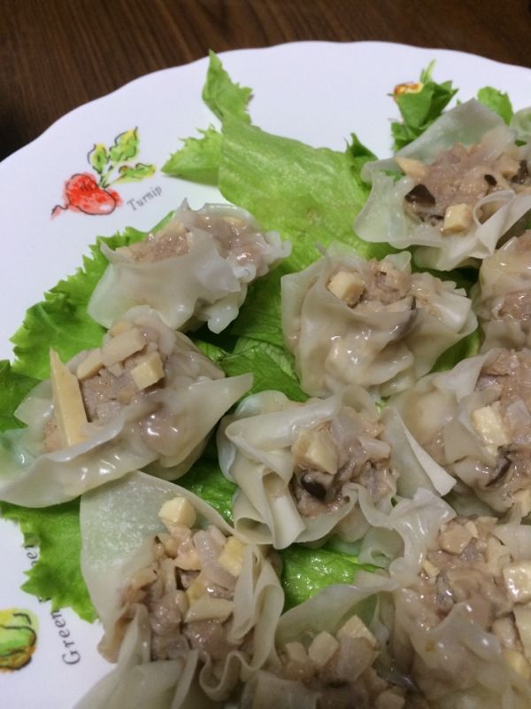 きのこ入りシュウマイ