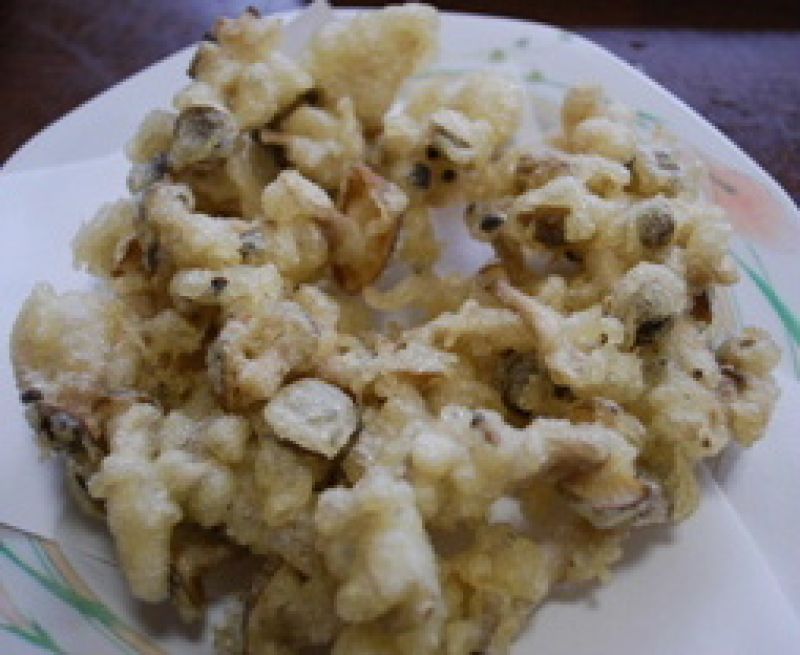 しめじとえのきの天ぷら