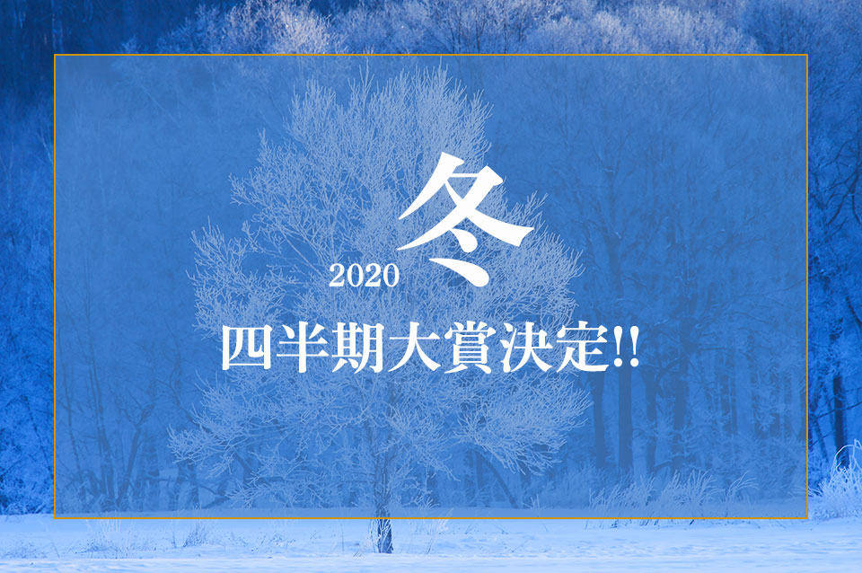 2020 冬 四半期大賞決定！！