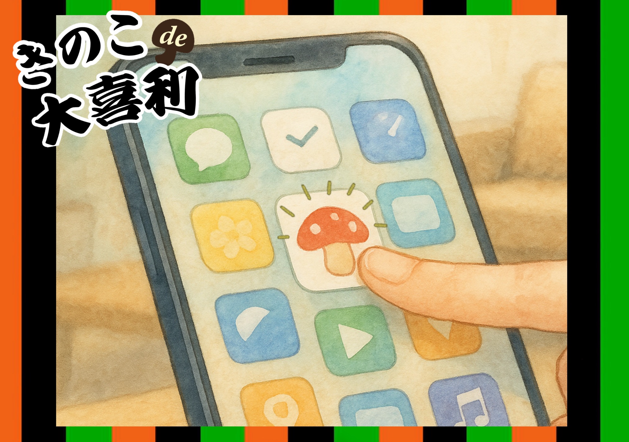 「人気のスマートフォンアプリ「KINOKO」。その機能とは？」ひとこと募集中♪