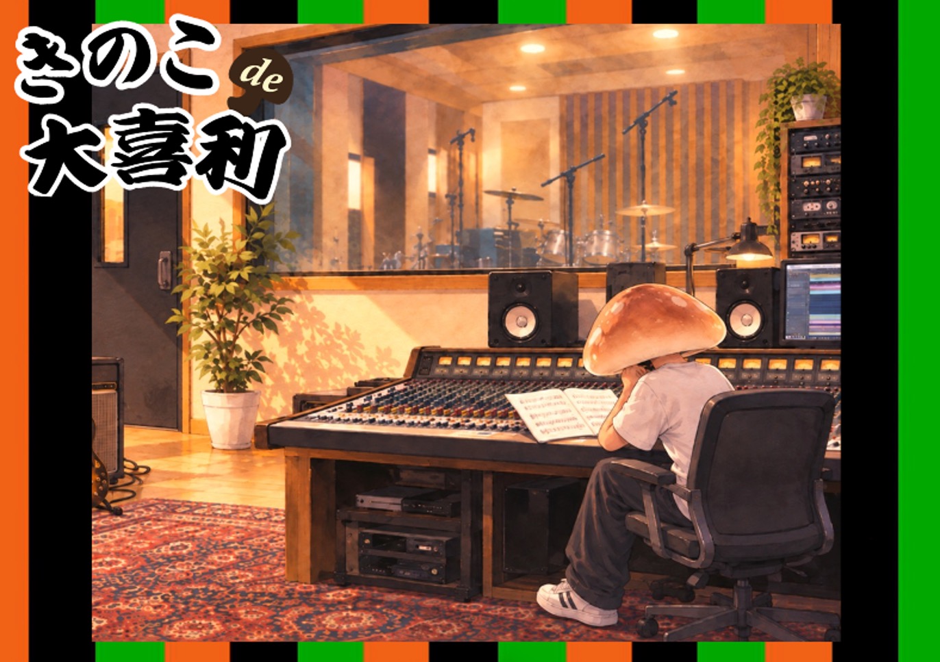 この秋リリースされる「KINOKO」のニューアルバム。デモ音源を聴いてアルバムタイトルを考えてください。