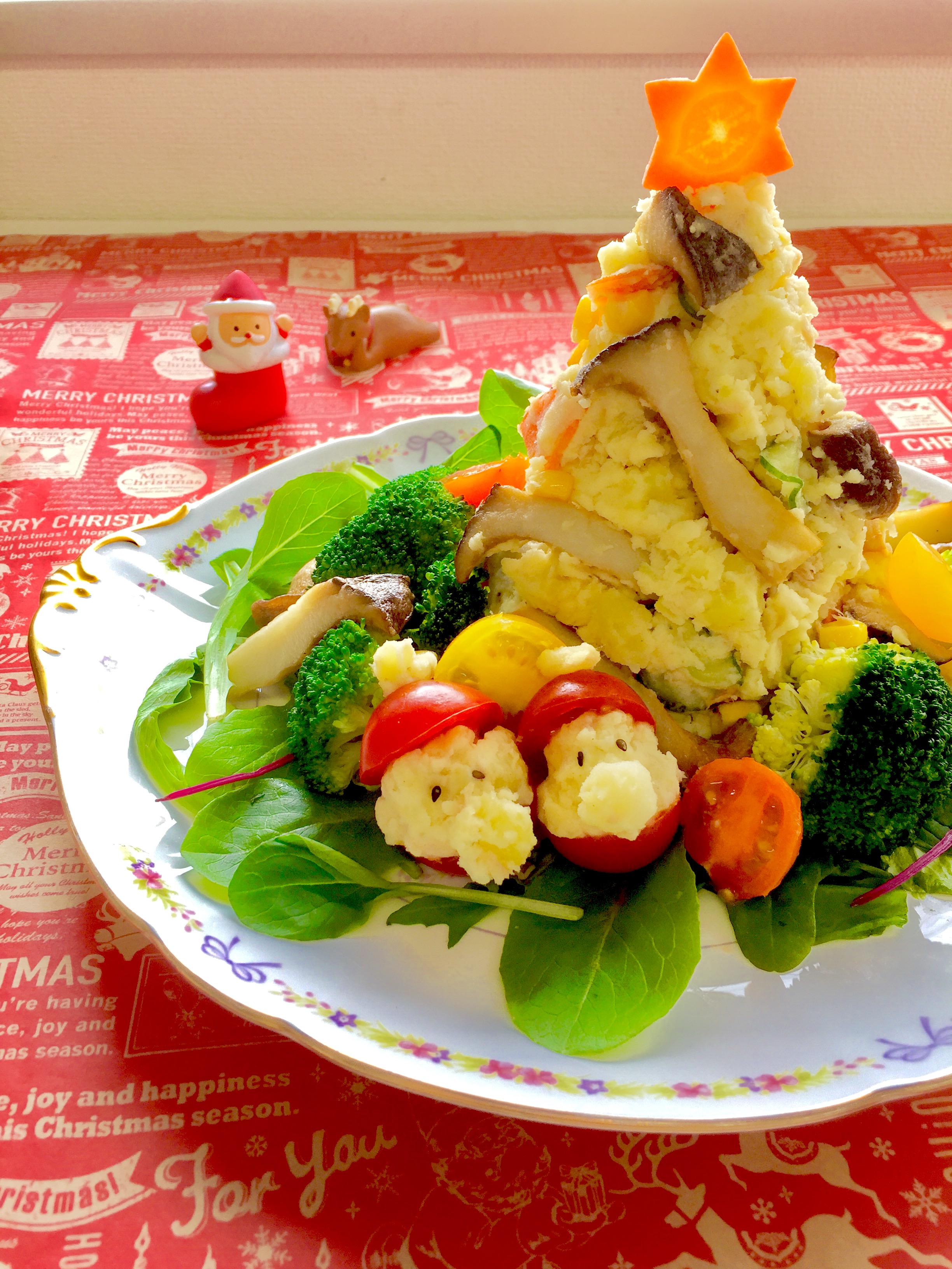 メリークリスマス きのこでかわいいツリーを作ろう ホクト株式会社