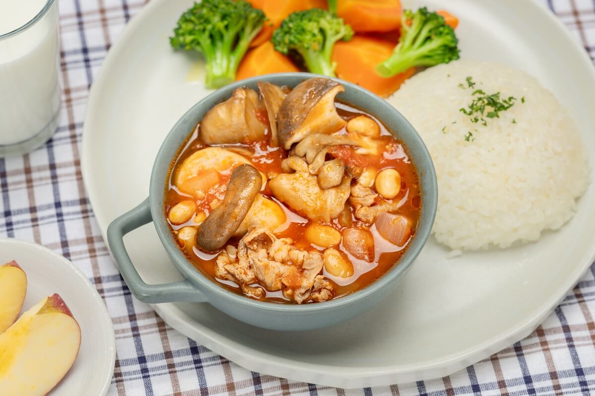 きのこと大豆たっぷり♪【2024/10/24】