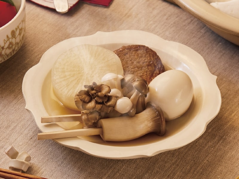 エリンギ串刺し！？きのこおでんのススメ