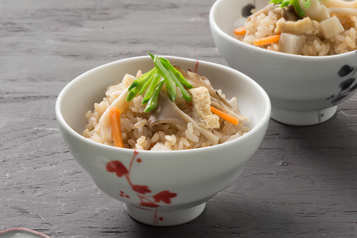 きのこゴロゴロうま味たっぷり炊き込みご飯♪【2025-10-23】