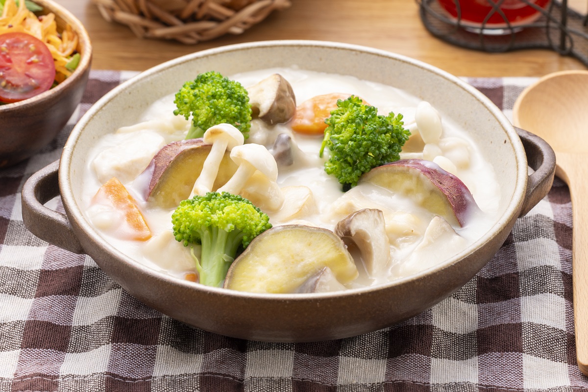 たっぷりきのことさつまいものシチュー（2025.11.5)