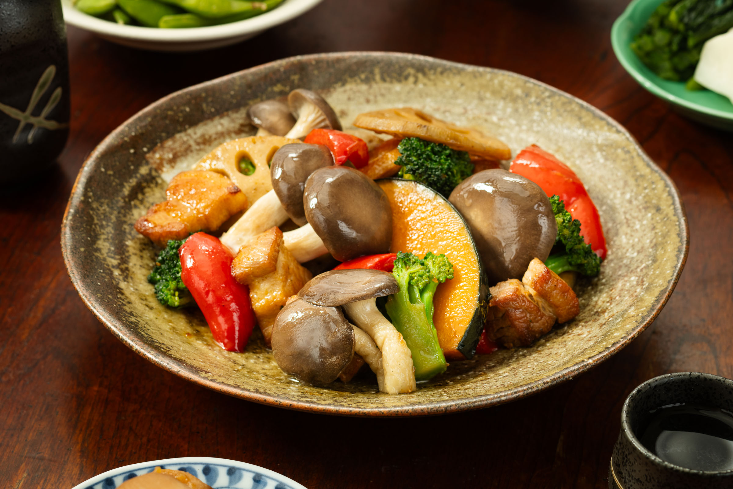 霜降りひらたけと彩り野菜の炒め煮（2025.11.12)