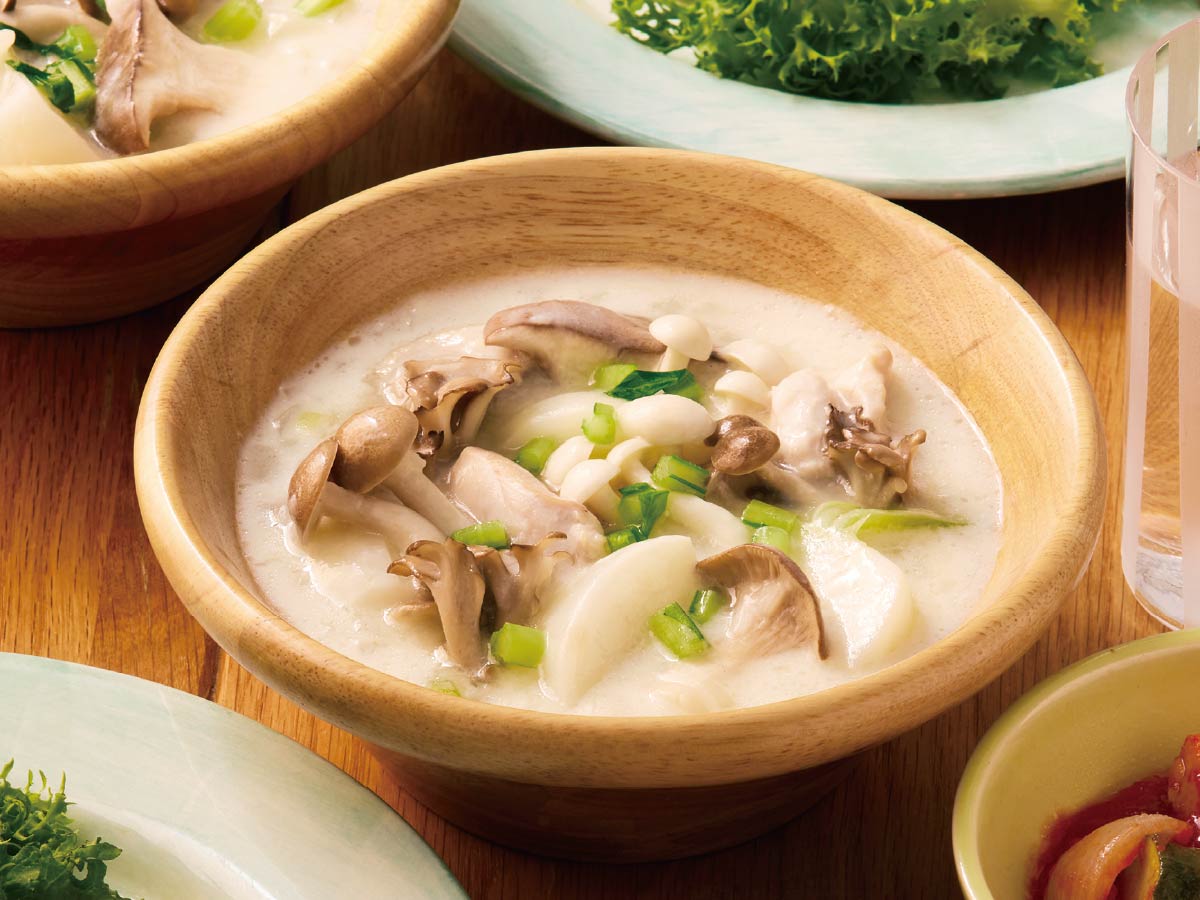 きのことかぶのシチュー