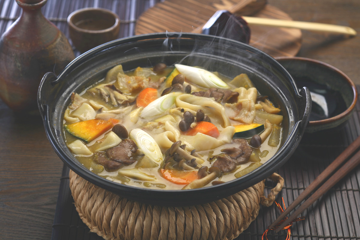 たっぷりきのこのほうとう