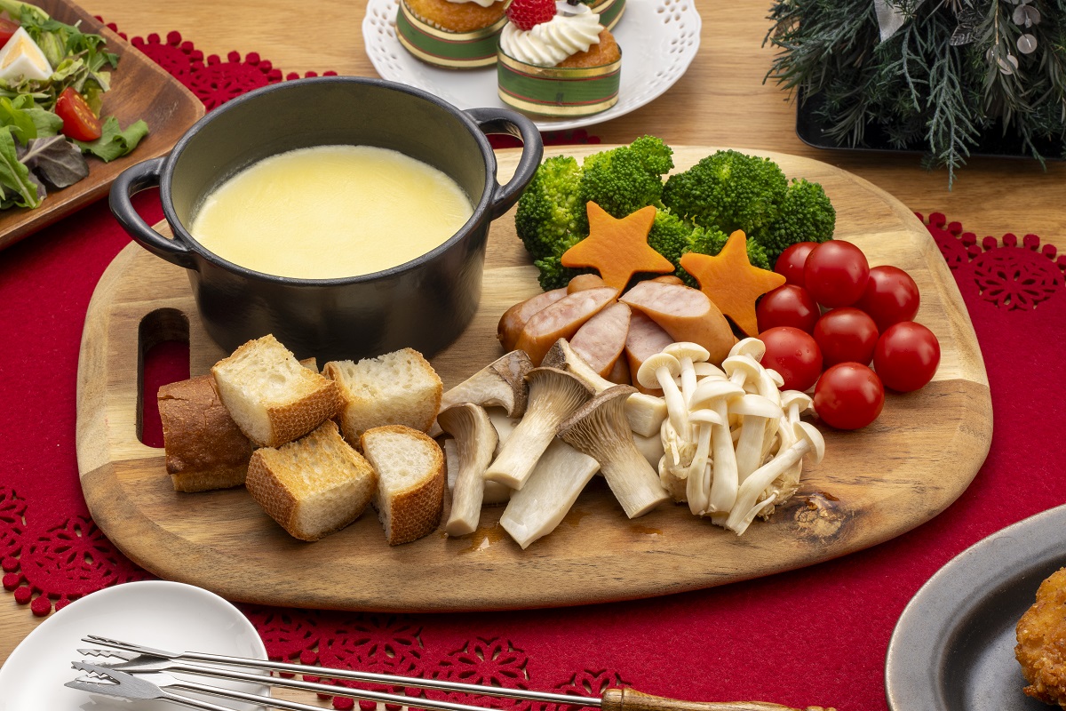 ゴロゴロきのこのチーズフォンデュ【2025.12.22】