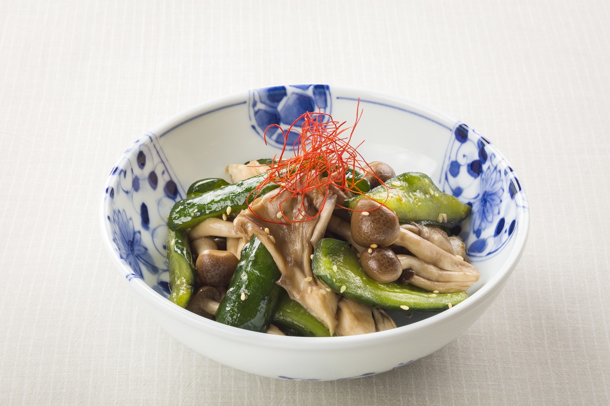 簡単常備菜♪　きのこときゅうりの中華風