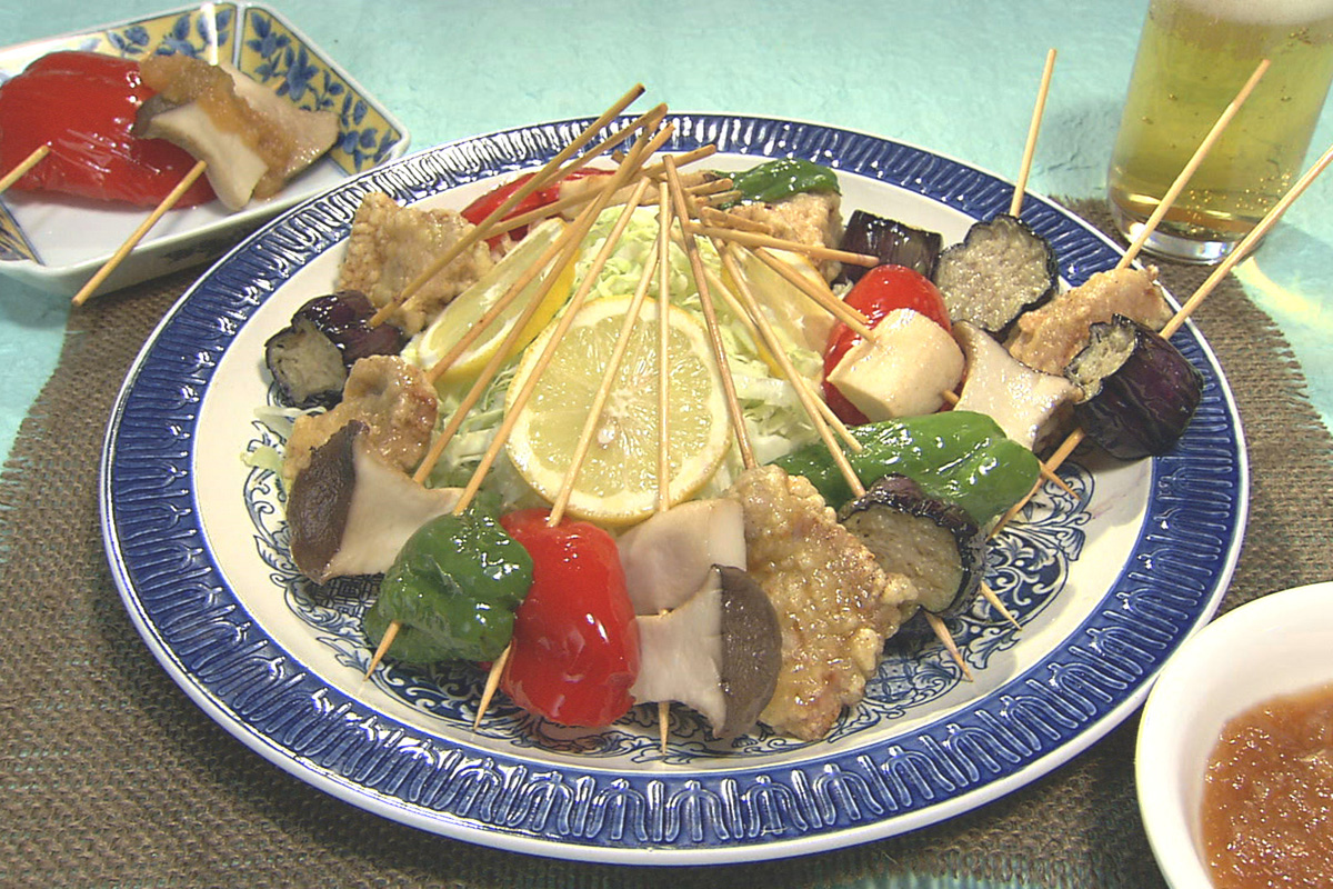 野菜ときのこの串揚げ(2026.09.02)