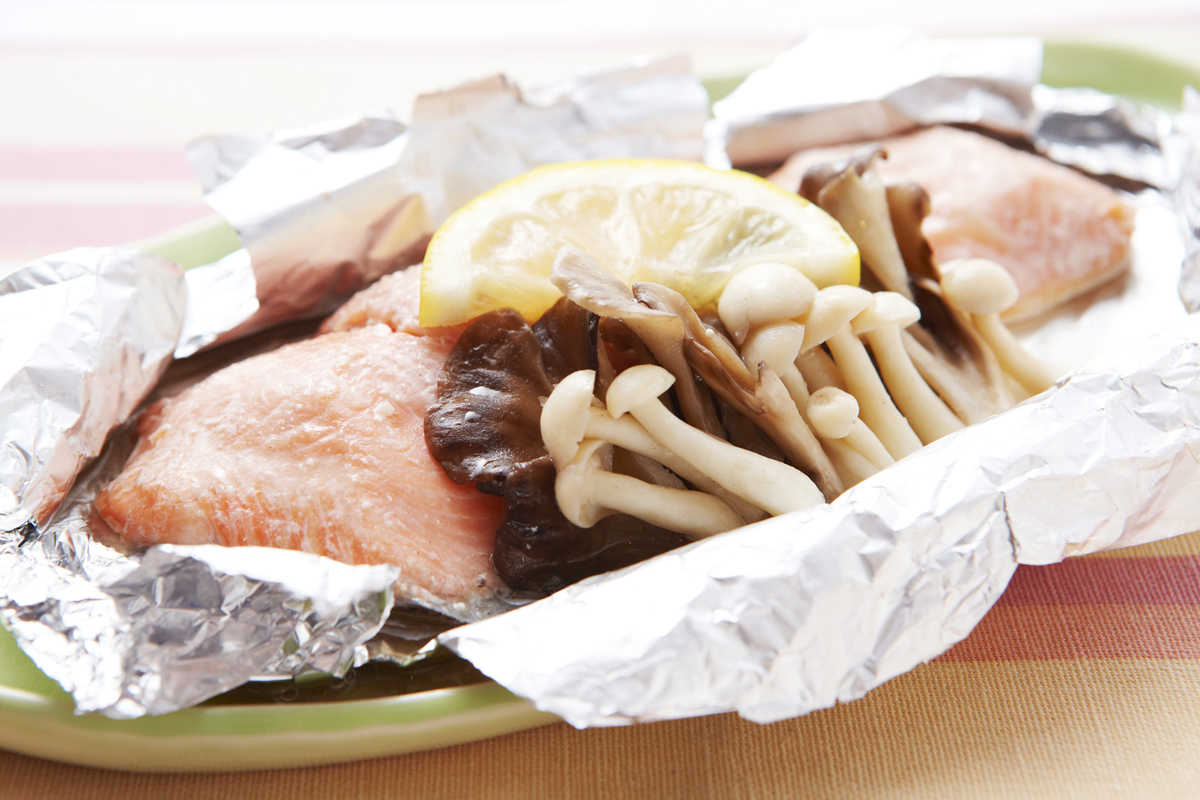 きのこと鮭のホイル焼き♪【2026-09-21】