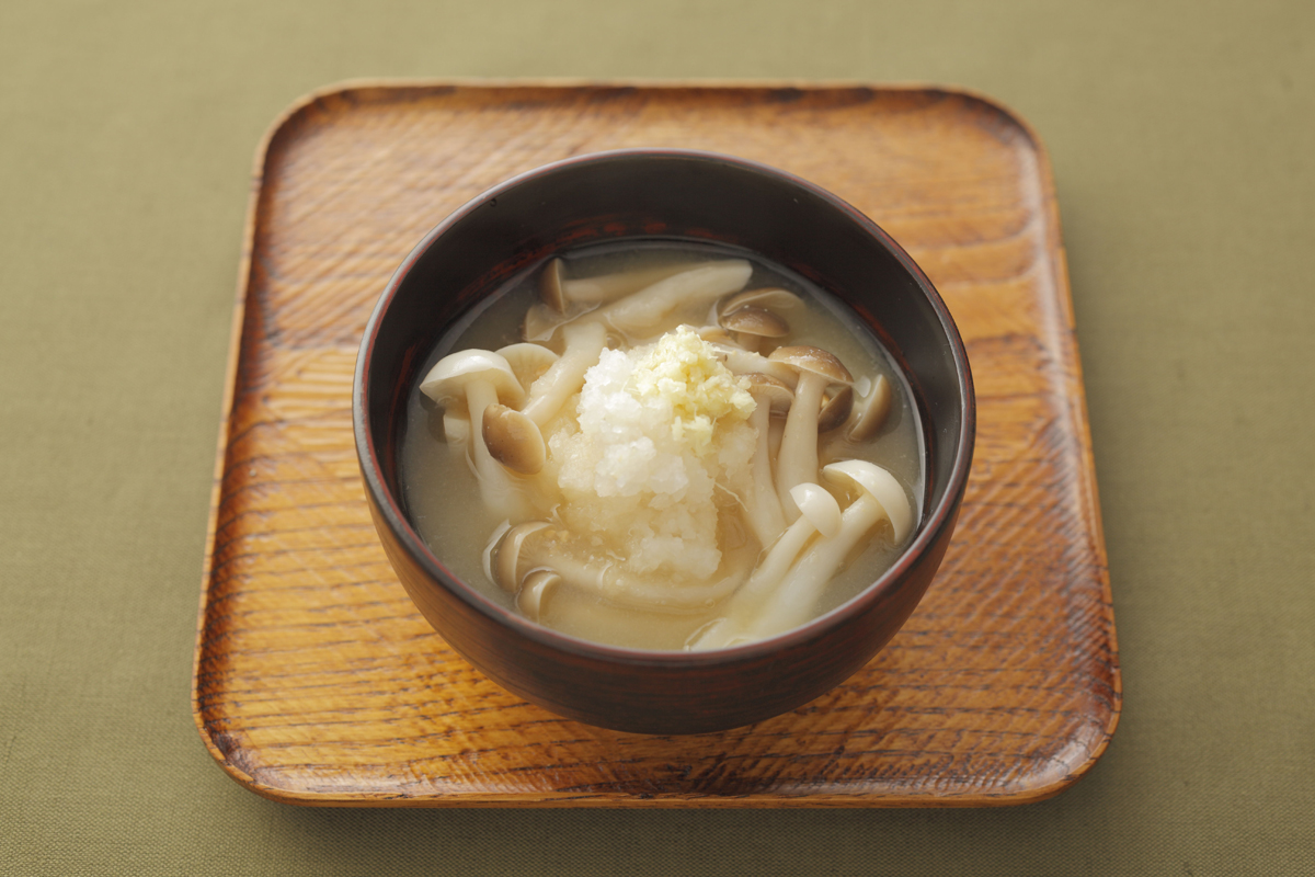 じんわり♪きのこ味噌汁